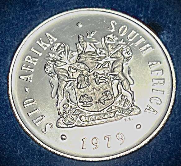 1979 SA Proof Set Original SA Mint box LOW!! Mintage only 5000 minted( Pres. Diederichs coin set)