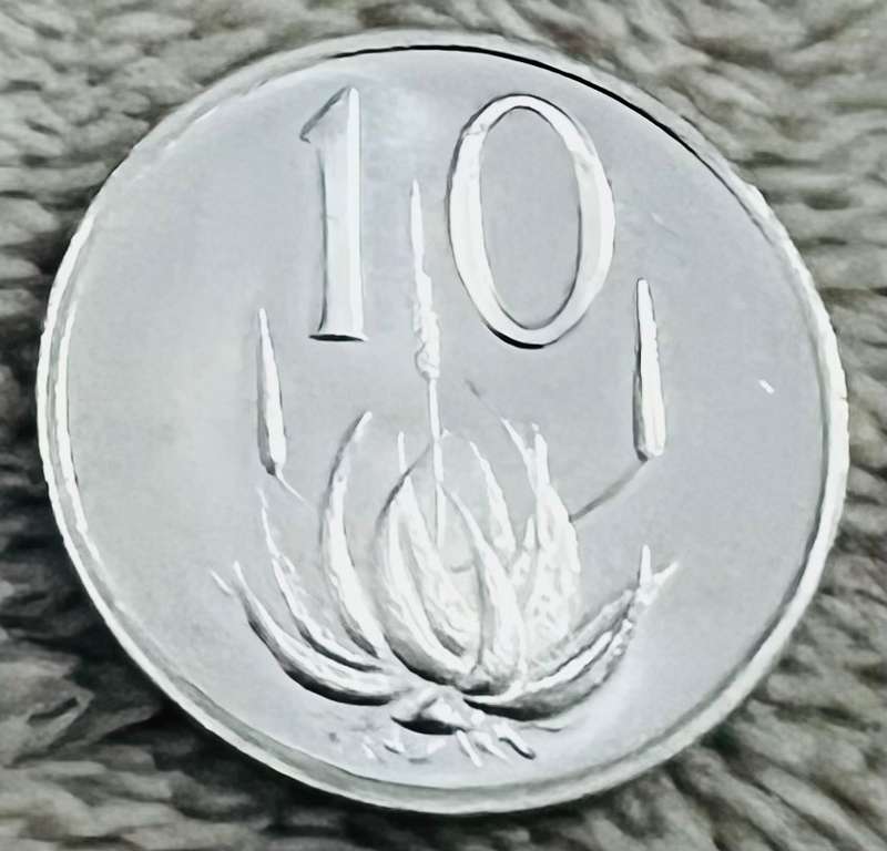 1984 South African 10 cents