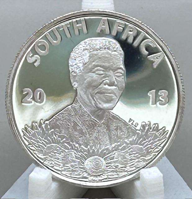 2013 Silver Proof R1 - Nelson Mandela - "THE GREAT PLACE" Life of a Legend Series