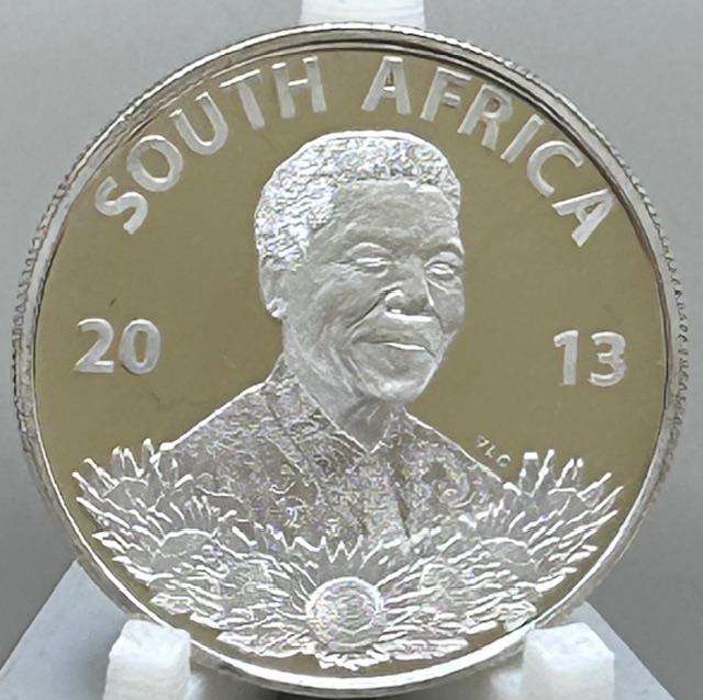 2013 Silver Proof R1 - Nelson Mandela - "THE GREAT PLACE" Life of a Legend Series
