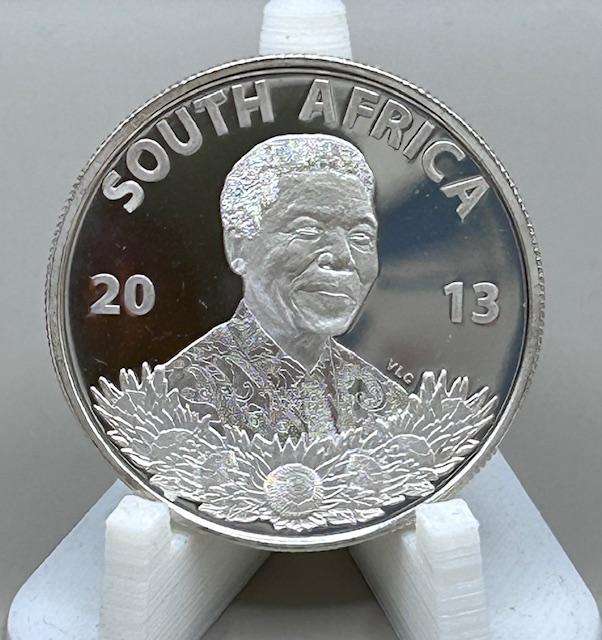 2013 Silver Proof R1 - Nelson Mandela - "THE GREAT PLACE" Life of a Legend Series