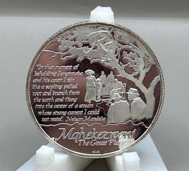 2013 Silver Proof R1 - Nelson Mandela - "THE GREAT PLACE" Life of a Legend Series