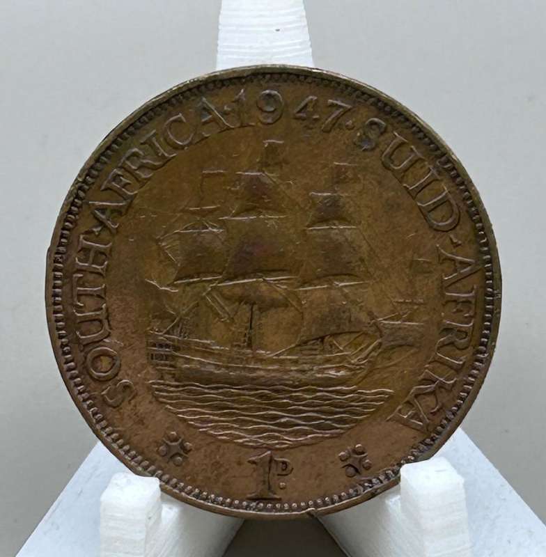 SCARES 1947, 1 PENNY SOUTH AFRICA