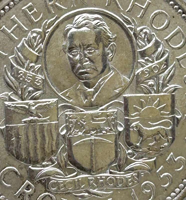 PROOF 1953 SOUTHERN RHODESIA CROWN ONLY 1500 MINTED SCARES AND NONE ON MARKET