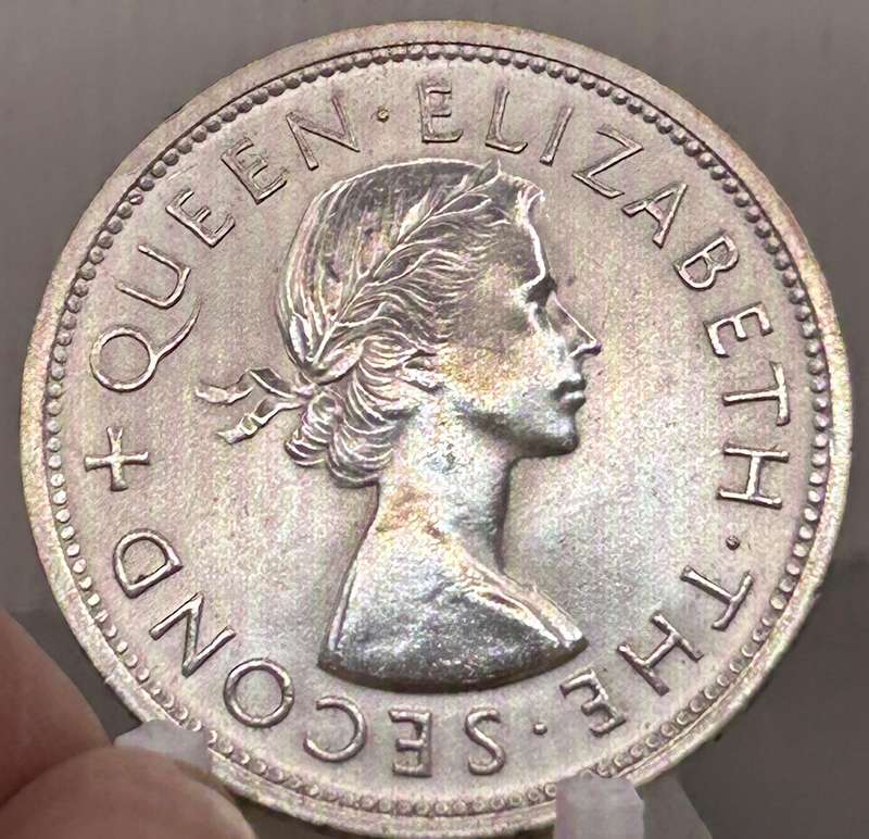 PROOF 1953 SOUTHERN RHODESIA CROWN ONLY 1500 MINTED SCARES AND NONE ON MARKET