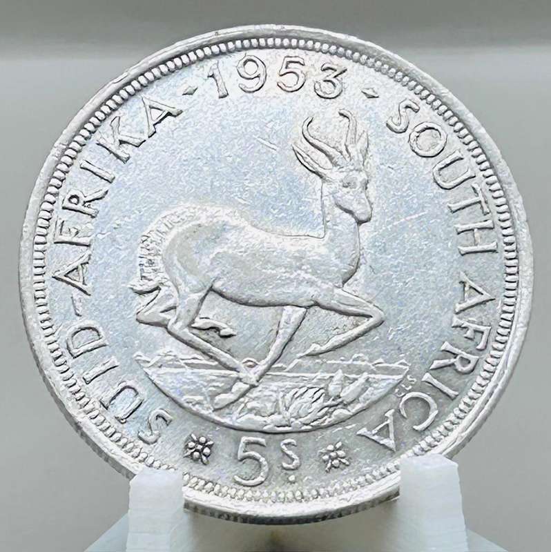 1953 SILVER CROWN (5SHILLING) SCARES COIN
