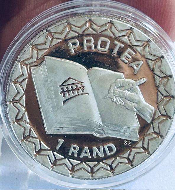 1996 CONSTITUTION PROOF ONE RAND IN CAPTULE