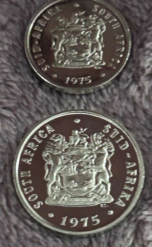 1975 PROOF SET OF 5, 10 and 20cent PACKAGE, SPOTLESS COINS