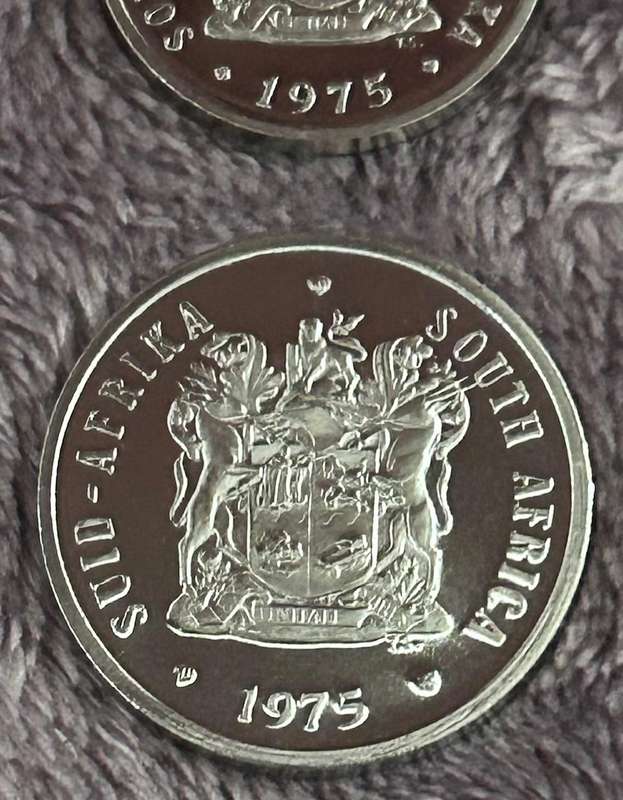 1975 PROOF SET OF 5, 10 and 20cent PACKAGE, SPOTLESS COINS