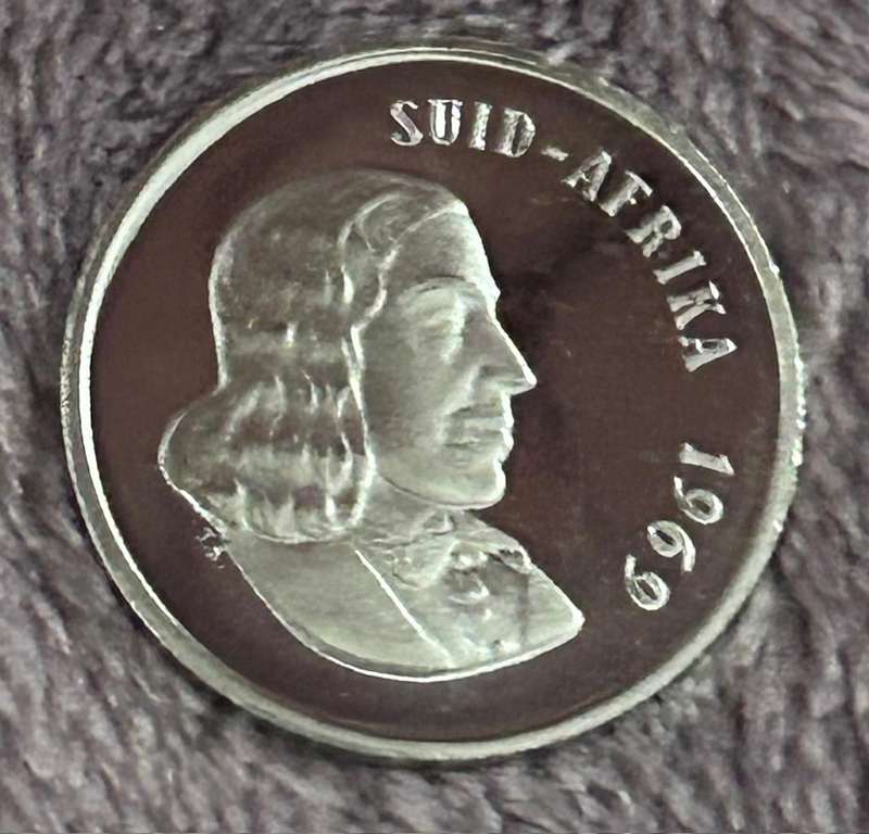 1969 PROOF COMBO 5 and 20 cent SPOTLESS COINS