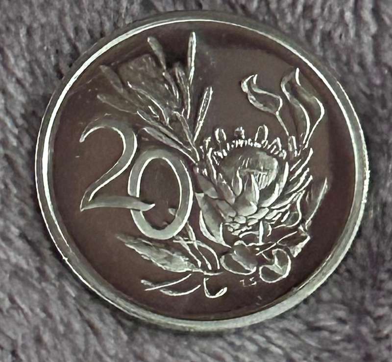 1969 PROOF COMBO 5 and 20 cent SPOTLESS COINS