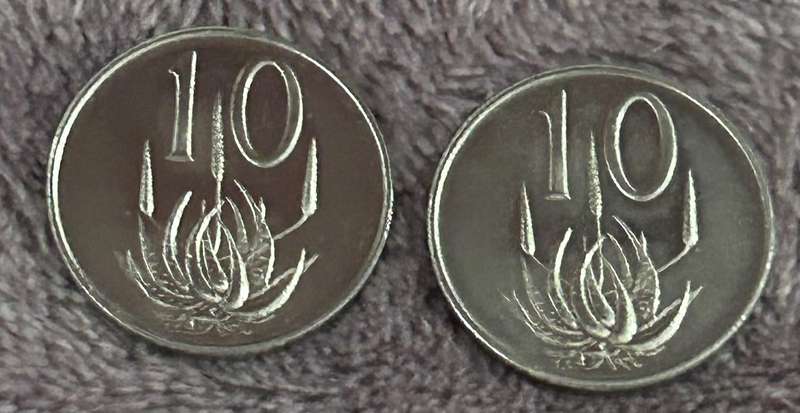 1976 UNCIRCULATED 10 cents COMBO SPOTLESS COINS