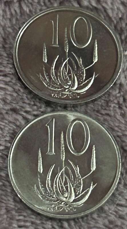 1973 PROOF AND UNCIRCULATED 10 cent COMBO