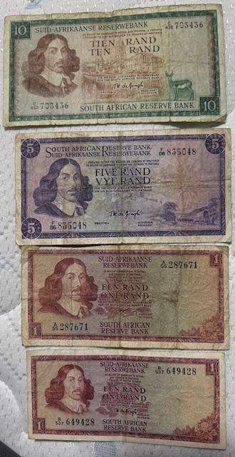 TW DeJongh banknote set  collectable