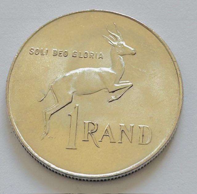 1966 South African R1 legend English UNC