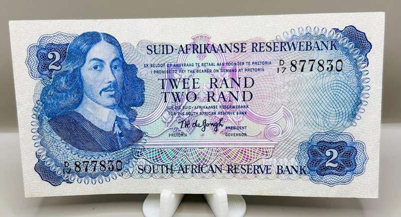  TW DE JONGH TWO RAND 2 nd ISSUE A/U A MUST HAVE AS THIS PRICE