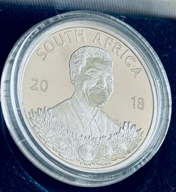   2018 SILVER PROOF R1 - NELSON MANDELA - LIFE OF A LEGEND SERIES  LOW PROOF MINTAGE