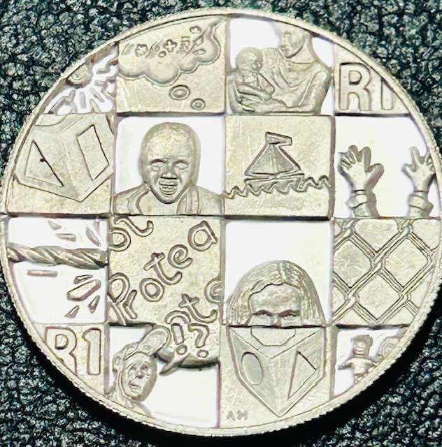  1998 SILVER R1 PROOF (RARE) Year of the Child (PUZZLE) - ONLY 1999 MINTED