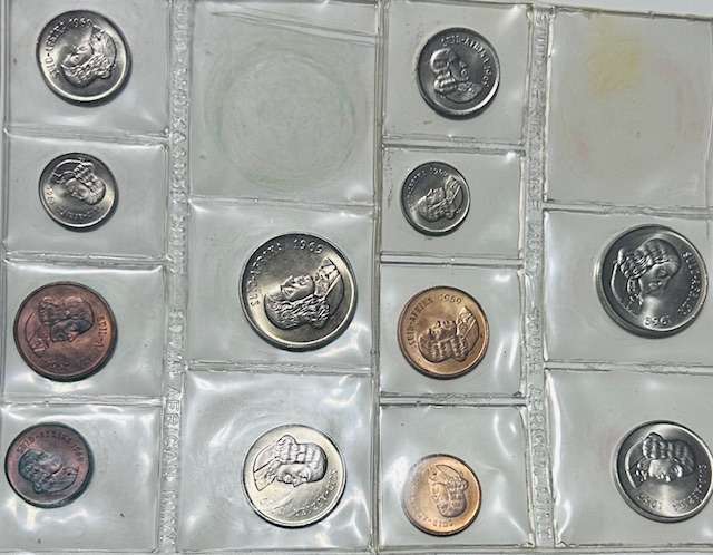 1969 English + Afrikaans South Africa (UNC) Mint Packs Set ( No Silver R1) **Mintage ONLY 20,000