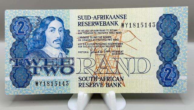  REPLACEMENT GERHARDT DE KOCK TWO RAND NOTE - WY PREFIX
