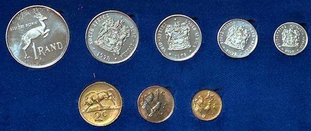 1978 SA Proof Set Original SA Mint box LOW!! Mintage only 5000 minted STUNNING SET