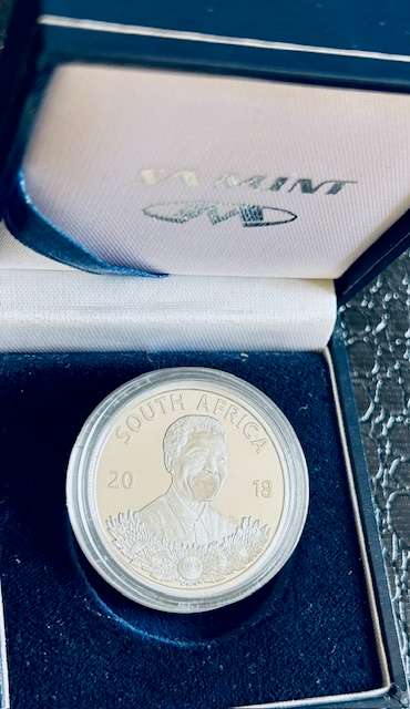   2018 SILVER PROOF R1 - NELSON MANDELA - LIFE OF A LEGEND SERIES  LOW PROOF MINTAGE