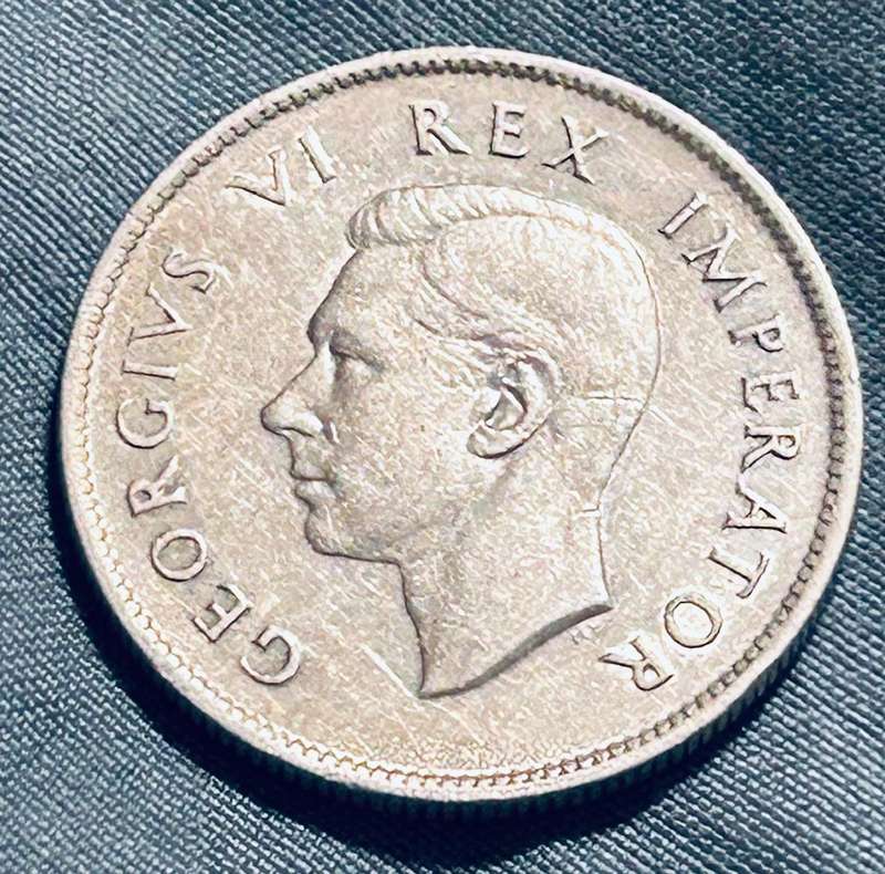 1943 2 SHILLING UNION SILVER COIN COMPLETE YOUR SET