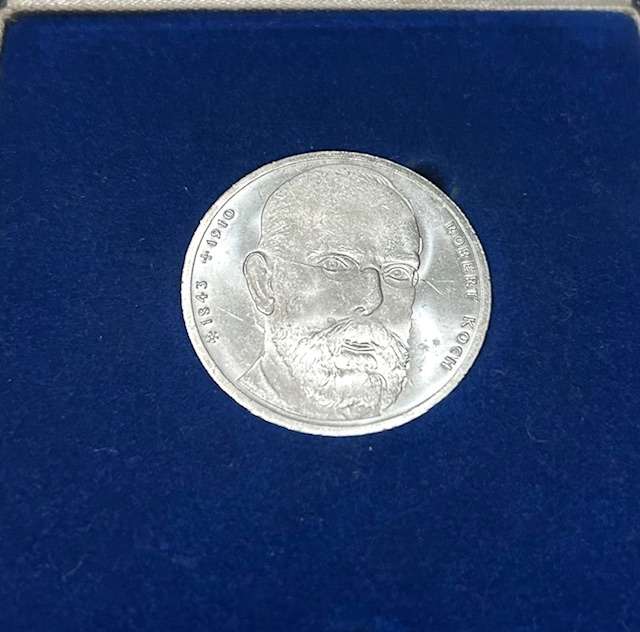 1993 SILVER 10 DEUTSCHE MARK PROOF (STUTTGART Non-circulating coin) low mintage