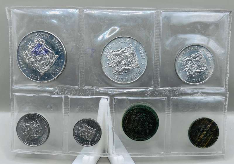 1980 SA Uncirculated Mint Pack Full Set) sealed only 20,000