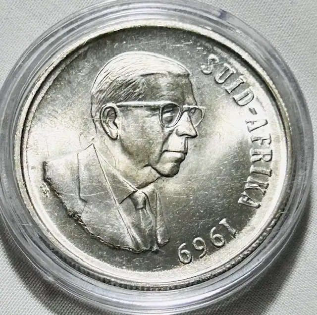1969 SILVER R1 UNCIRCULATED SPECIAL COMMEMORATIVE ISSUE (DONGES)