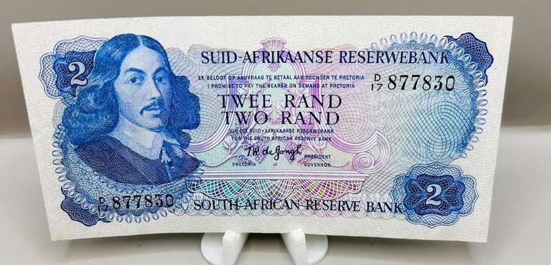  TW DE JONGH TWO RAND 2 nd ISSUE A/U A MUST HAVE AS THIS PRICE