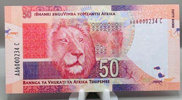 GILL MARCUS UNC R50 HIGHLY COLLECTABLE -ONLY FEMALE GOVENER OF RESERVE BANK