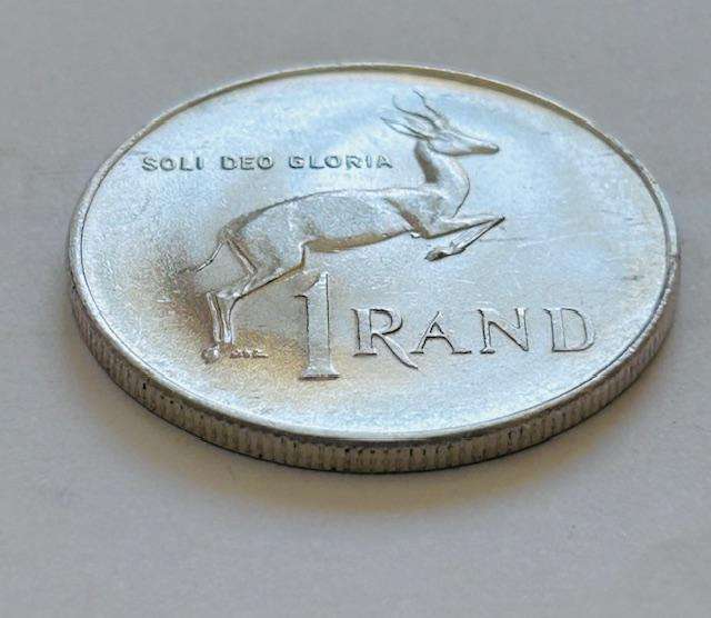 1966 South African R1 Afrikaans Silver