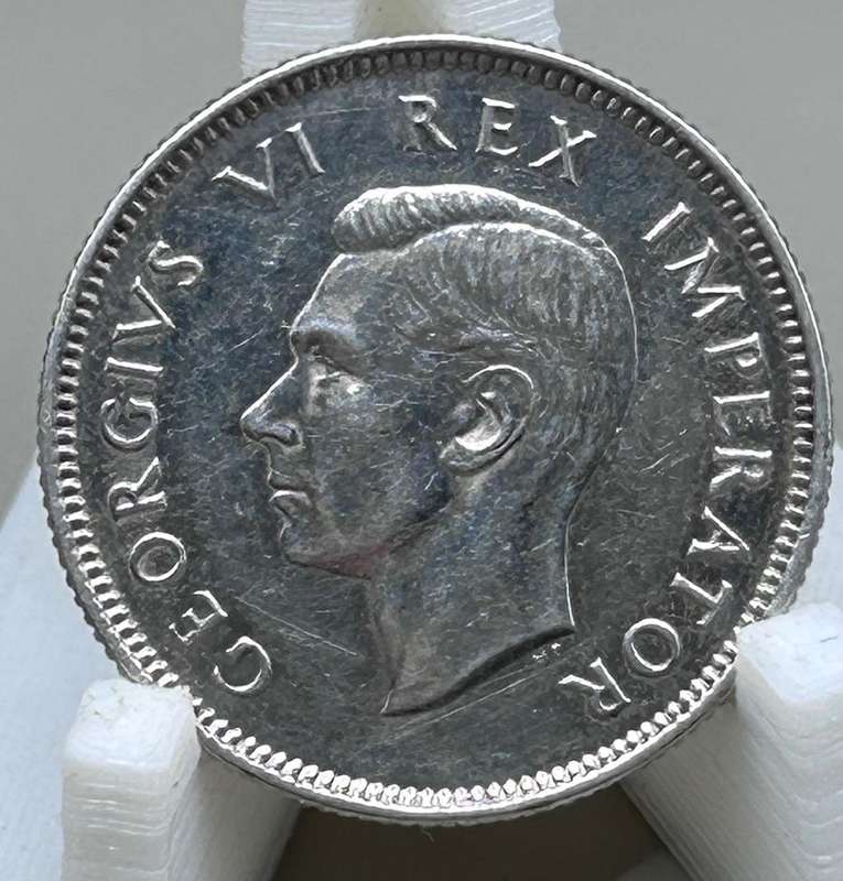 1937 UNION 1 SHILLING (PROOF-P/L) SEE IMAGE SILVER COIN