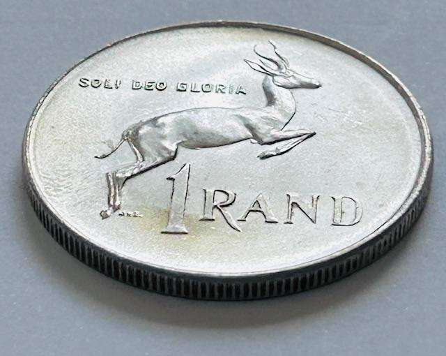 1966 South African R1 legend English UNC