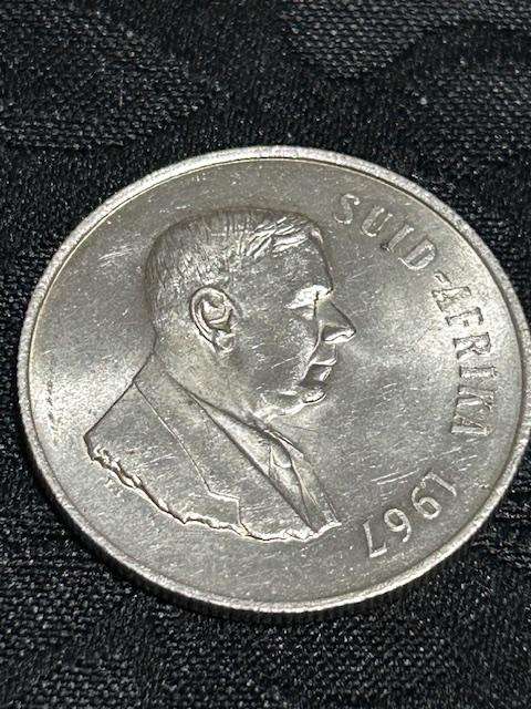 1967 Verwoerd Error Ghosting R1:  Scares Error on early Silver R1