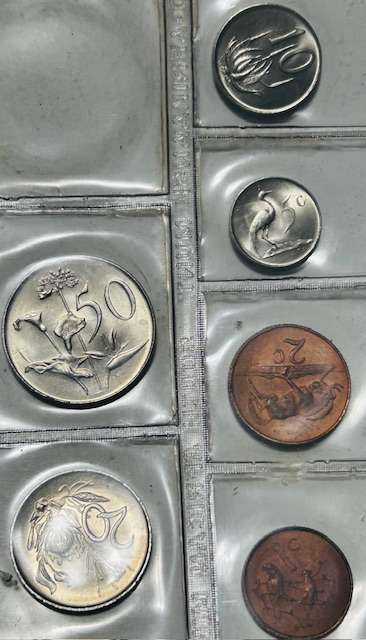 1968 English + Afrikaans South Africa (UNC) Mint Packs Set ( No Silver R1) **Mintage ONLY 20,000