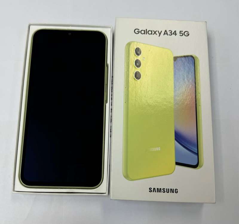 SMARTPHONE SAMSUNG A34 5G, 128G/6G,25W FAST CHARGING, IN-DISPLAY FINGERPRINT, TRIPLE 48MP CAMER