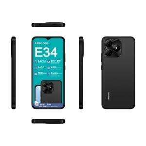 SMARTPHONE HISENSE E34|| 64/4G, DUAL SIM, DUAL CLEAR CAMERA, BIG SCREEN,HUGE BATTERY