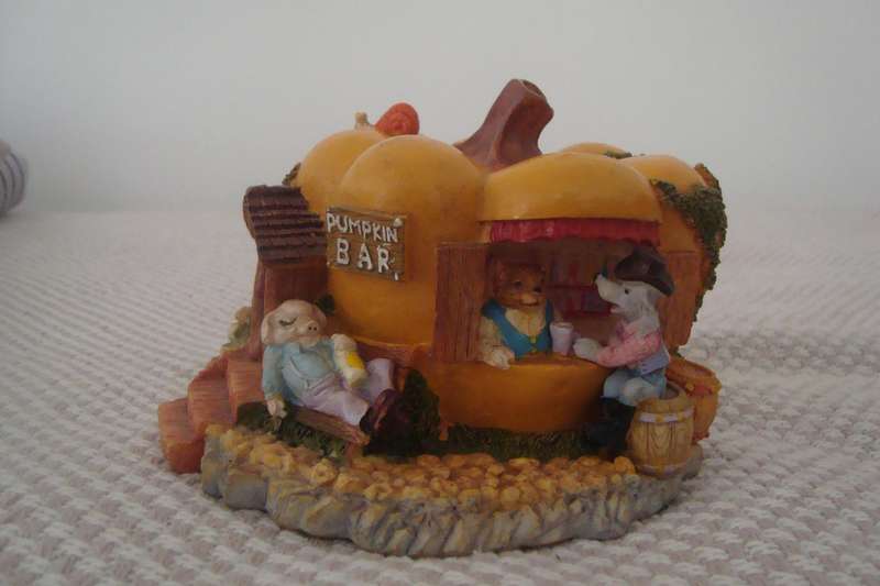 Pumpkin Bar House Piggy Bank