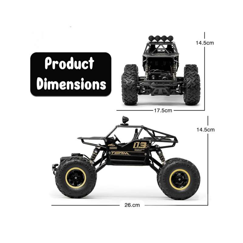 Radio Control Car 4x4 Off Road Alloy Rock Crawler Remote Control Car