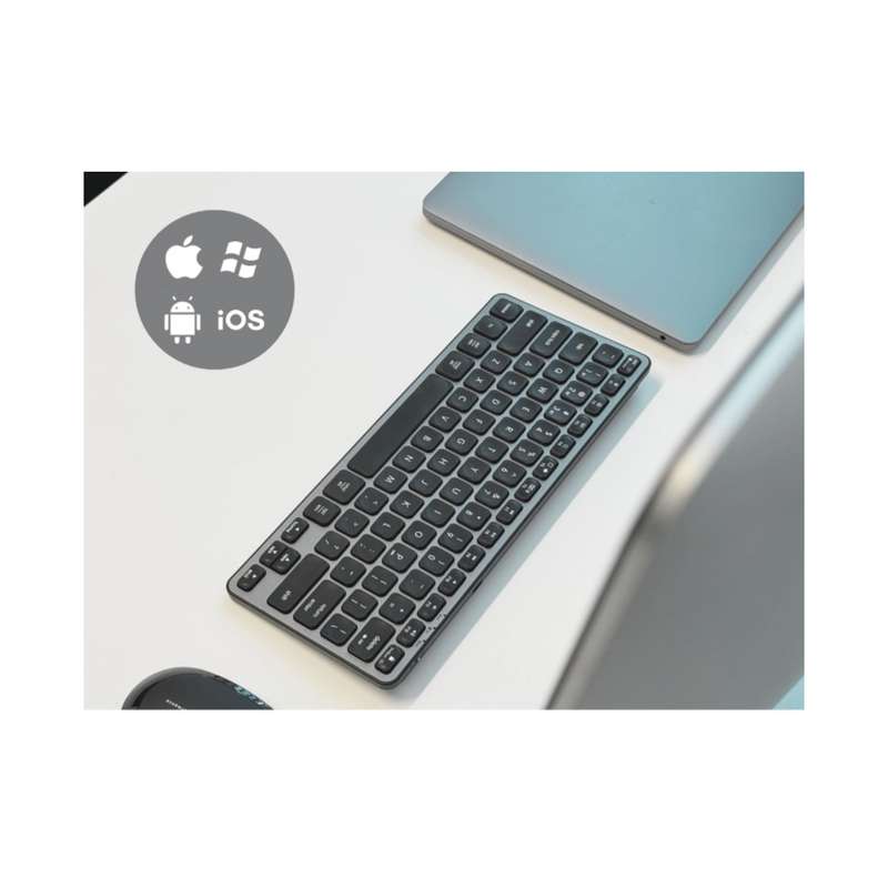 Hoco Dual-Mode Premium Wireless Keyboard - Black