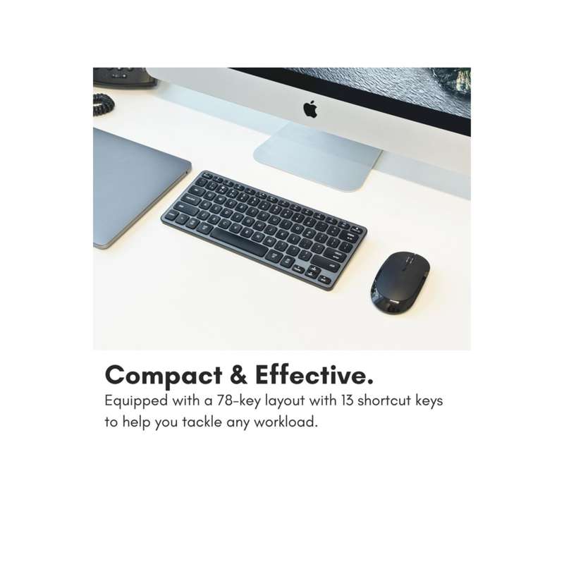 Hoco Dual-Mode Premium Wireless Keyboard - Black