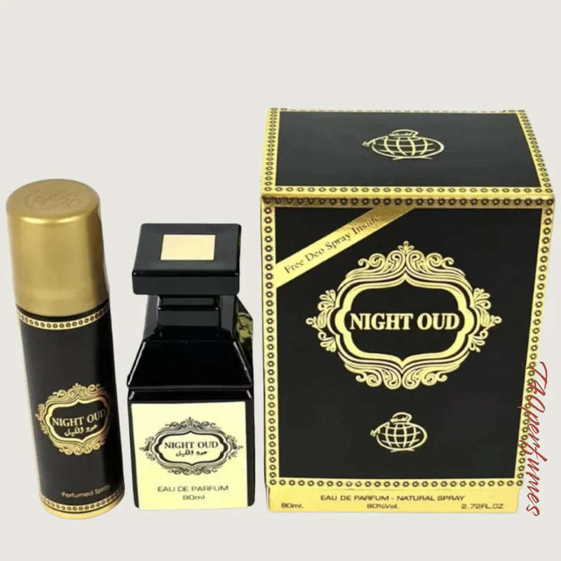 Fragrance World Night Oud 80 ml Eau De Parfum Oud scent