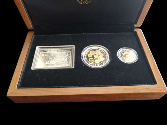 RARE 2021 SARB 100-Year Centenary Set  WITH BOOK & CERTIFICATES  Mintage 3500  Proof R5 + Silver