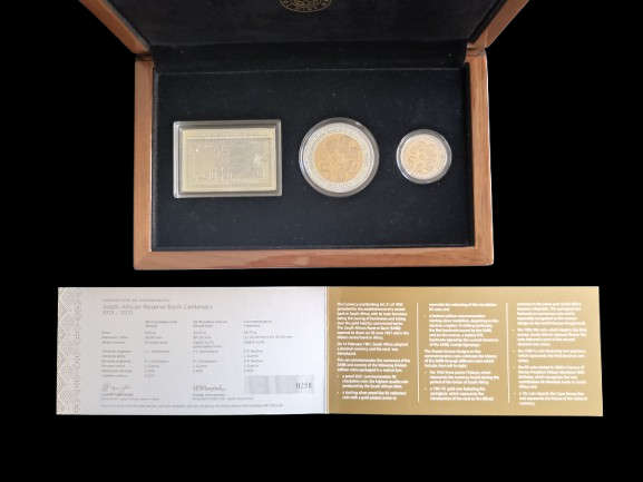 RARE 2021 SARB 100-Year Centenary Set  WITH BOOK & CERTIFICATES  Mintage 3500  Proof R5 + Silver