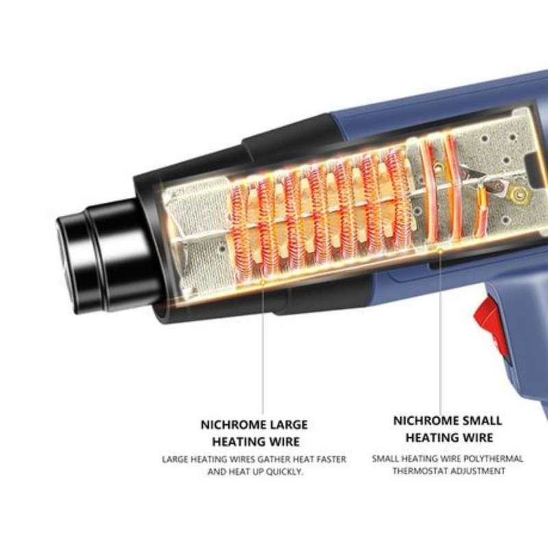 Hurriaj Electric Hot Air Gun Dual Temperature | 1800Watt heat gun