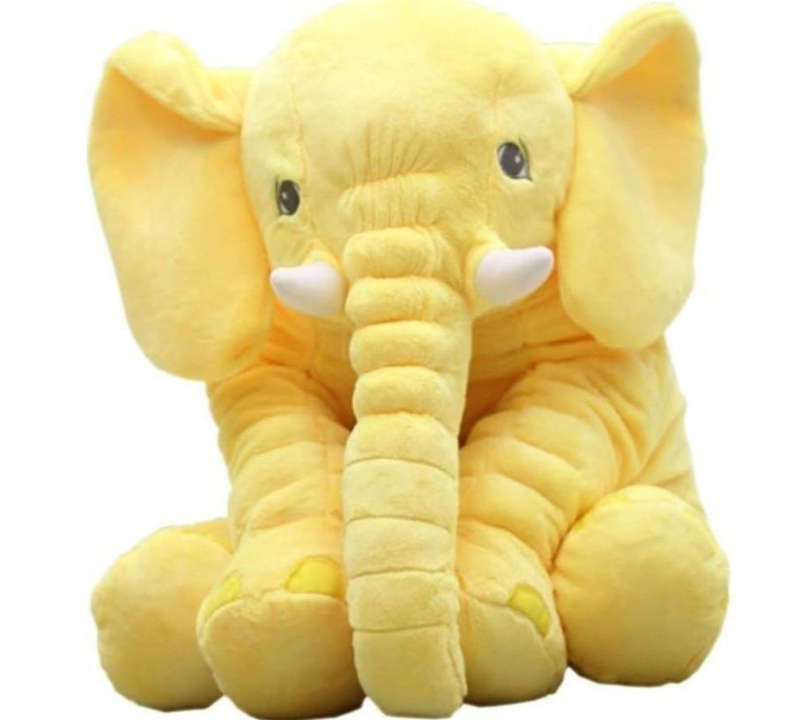 Hurriaj Plush Elephant Toy, Pillow - Yellow