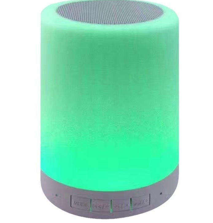 hurriaj Bluetooth Speaker LED Touch Light Wireless HiFi Speaker Light