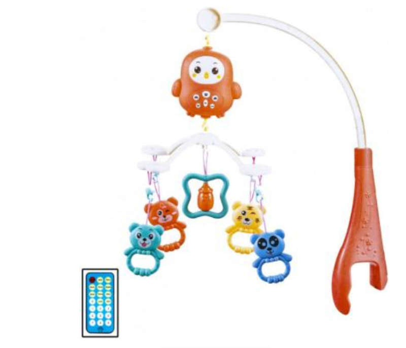 hurriaj Cot Mobile Happy Bed Bell Educational Toy